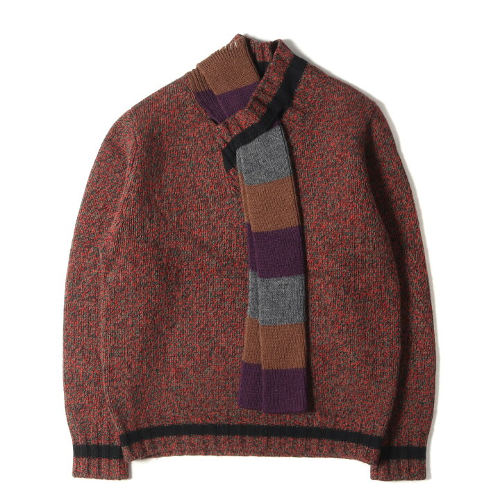 楽天市場】kolor カラー ニット サイズ:3 22AW ボーダーストール  