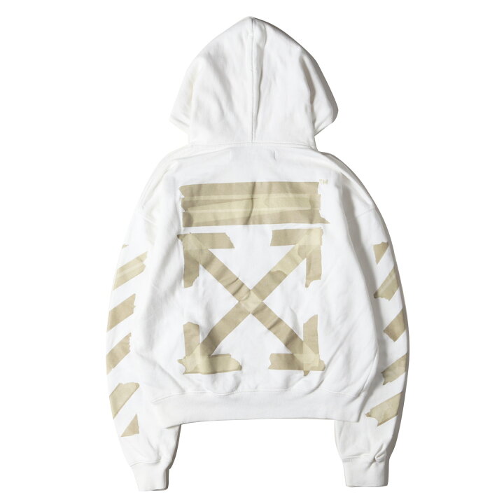 楽天市場】OFF-WHITE オフホワイト パーカー サイズ:M 20SS テープ  