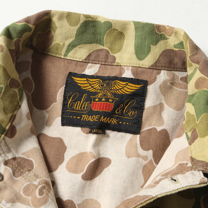 楽天市場】CALEE キャリー ジャケット サイズ:L 19SS ダックハンター 