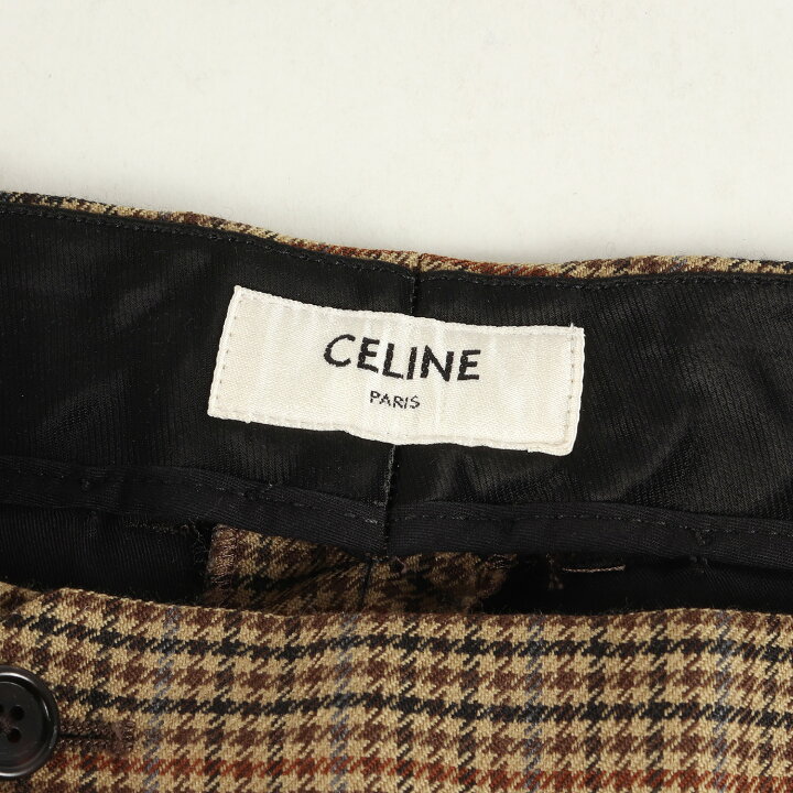 楽天市場】CELINE セリーヌ パンツ サイズ:48 20SS ハウンドトゥース 