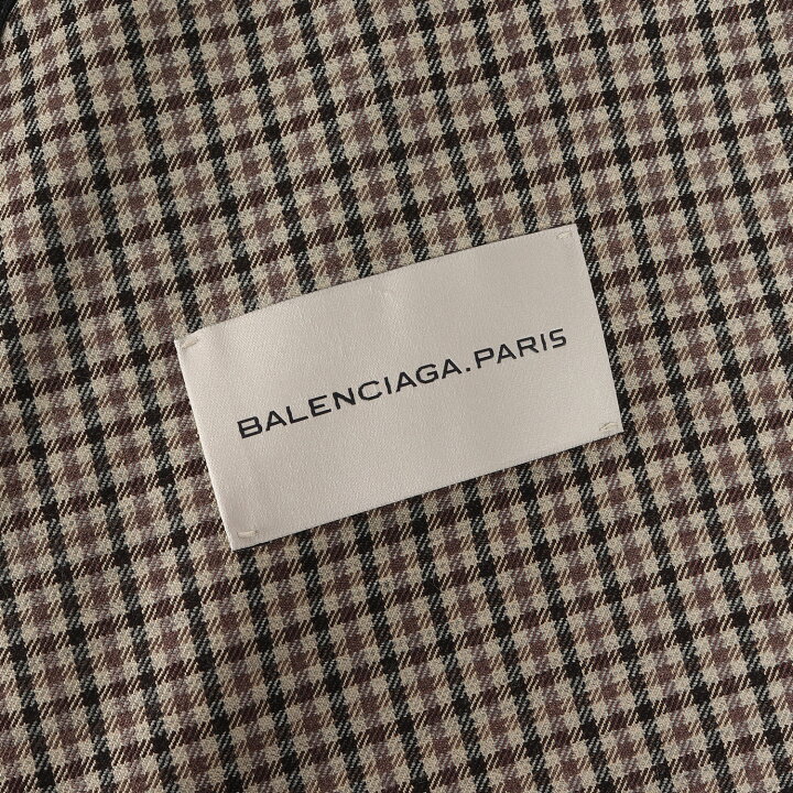 楽天市場】BALENCIAGA バレンシアガ ジャケット サイズ:48 チェック 
