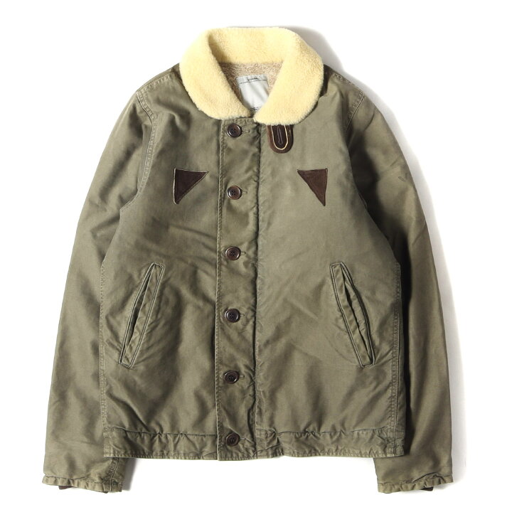 visvim DECKHAND JACKET デッキジャケットＬ Olive