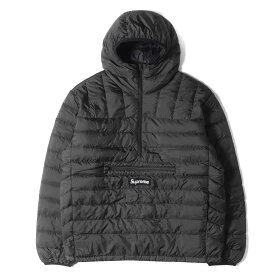 Supreme シュプリーム ジャケット サイズ:M 22AW ハーフジップ プルオーバー ダウン ジャケット Micro Down Half Zip Hooded Pullover ブラック 黒 アウター ブルゾン【メンズ】【中古】【美品】【K3921】