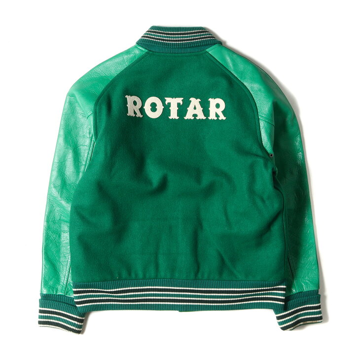 楽天市場】ROTAR ローター ジャケット サイズ:m ロゴワッペン 袖レザー 