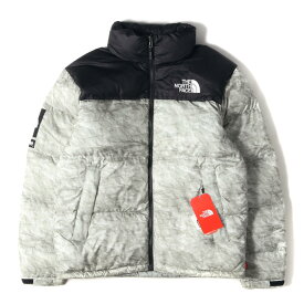 Supreme シュプリーム ジャケット サイズ:M 19AW THE NORTH FACE ノースフェイス ペーパープリント ヌプシ ダウン ジャケット Paper Print Nuptse Jacket アウター ブルゾン コラボ【メンズ】【K4534】