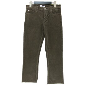 Healthy Denim ヘルシーデニム Plage プラージュ 別注 パンツ ロング ボトムス ジーンズ ジーパン ブラウン 23 クロップド アンクル丈 フレア ブーツカット カットオフ コーデュロイ ストレッチ コットン 綿 ポリウレタン おしゃれ シンプル【レディース】【中古】