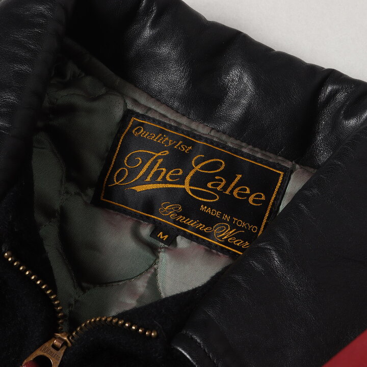 楽天市場】CALEE キャリー ジャケット サイズ:M 袖レザー メルトン 