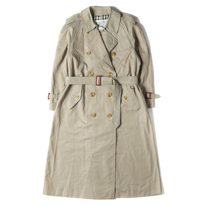 楽天市場】BURBERRY バーバリー 90s コットンギャバジン トレンチ 