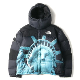 Supreme シュプリーム ジャケット サイズ:M 19AW THE NORTH FACE ノースフェイス 自由の女神 バルトロ ダウンジャケット Baltro Jacket ND91901I ブラック 黒 アウター ブルゾン コラボ【メンズ】【中古】【K4068】