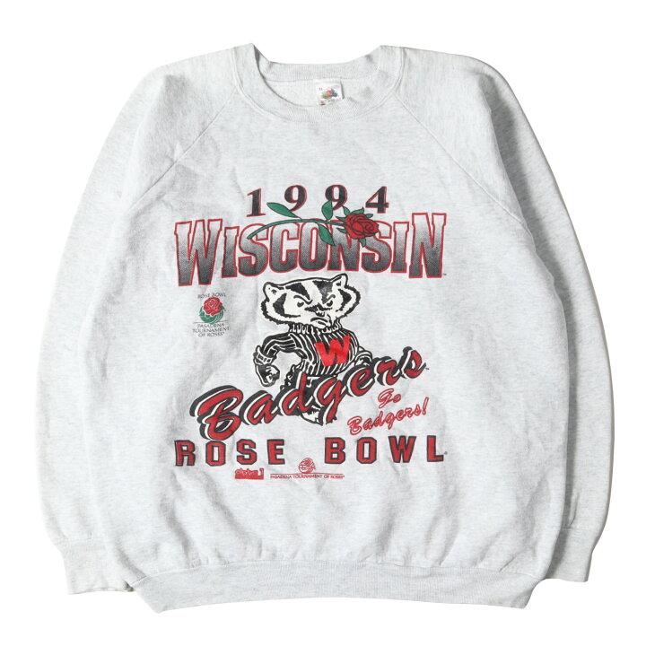楽天市場】90s WISCONSIN バッキー君 ローズボウル カレッジ ラグラン 