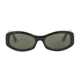 Supreme シュプリーム 23SS ロゴプレート サングラス Corso Sunglasses ブラックフレーム スモークレンズ 黒 イタリア製 ブランド 眼鏡【メンズ】【中古】【K4093】