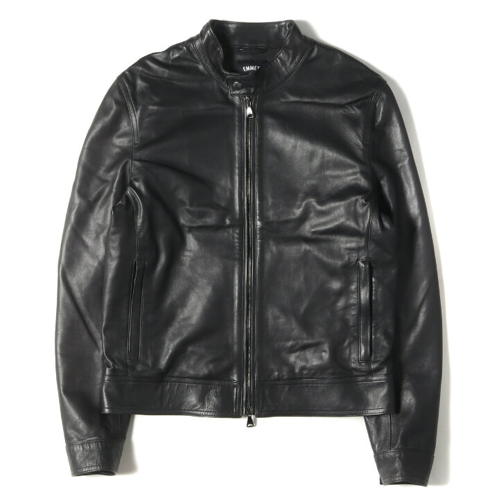 楽天市場】EMMETI エンメティ ジャケット サイズ:46 ラムスキンレザー  