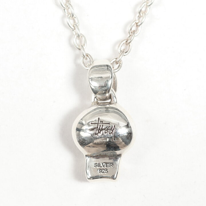 楽天市場】STUSSY ステューシー 00s シルバー スカル ネックレス  