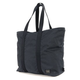 DESCENTE デサント バッグ PORTER ポーター 2way ウォータープルーフ ショルダー トートバッグ WATERPROOF TOTE BAG ALLTERRAIN ネイビー 紺 吉田カバン ブランド コラボ【メンズ】【中古】【K4051】