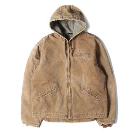 Carhartt カーハート ジャケット サイズ:XL 00s 裏パイルボア ブラウンダック シエラ ジャケット 00年代 メキシコ製 ヴィンテージ ブラウン アウター ブルゾン コート【メンズ】【中古】【K3933】