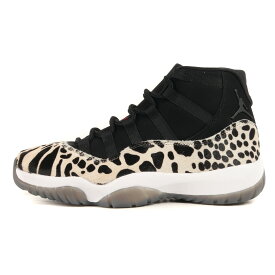 NIKE ナイキ サイズ:27.5cm WMNS AIR JORDAN 11 RETRO Animal Instinct (AR0715-010) ウィメンズ エアジョーダン11 レトロ アニマル インスティンクト ブラック ジムレッド WMNS US10.5 スニーカー シューズ 靴【メンズ】【K4109】