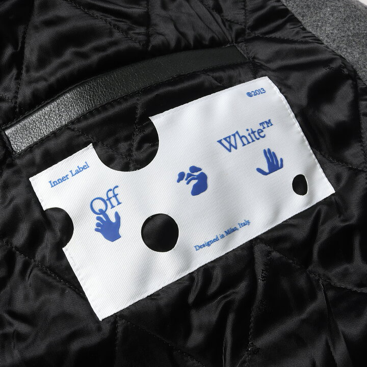 楽天市場】OFF-WHITE オフホワイト ジャケット サイズ:L 21AW 袖レザー  