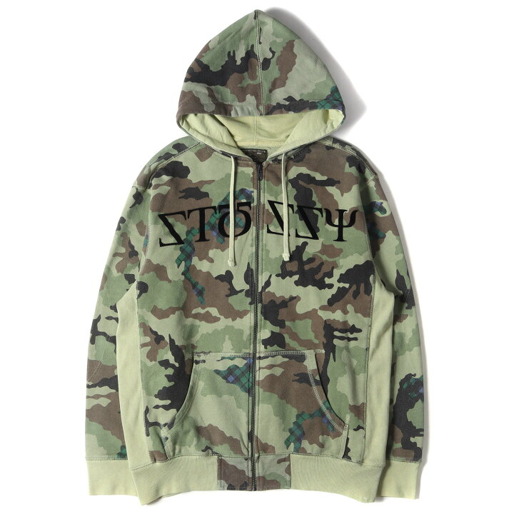 楽天市場】STUSSY ステューシー パーカー サイズ:L 00s チェックカモ柄  