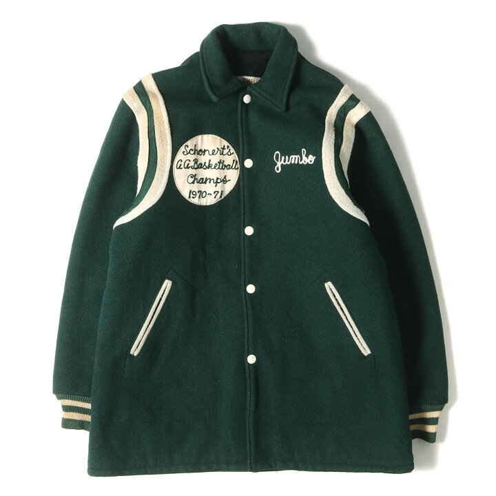 楽天市場】70s ワッペン付き 襟付き メルトン スタジャン / アワード  