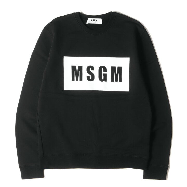 楽天市場】MSGM エムエスジーエム スウェット サイズ:L ボックス ロゴ  