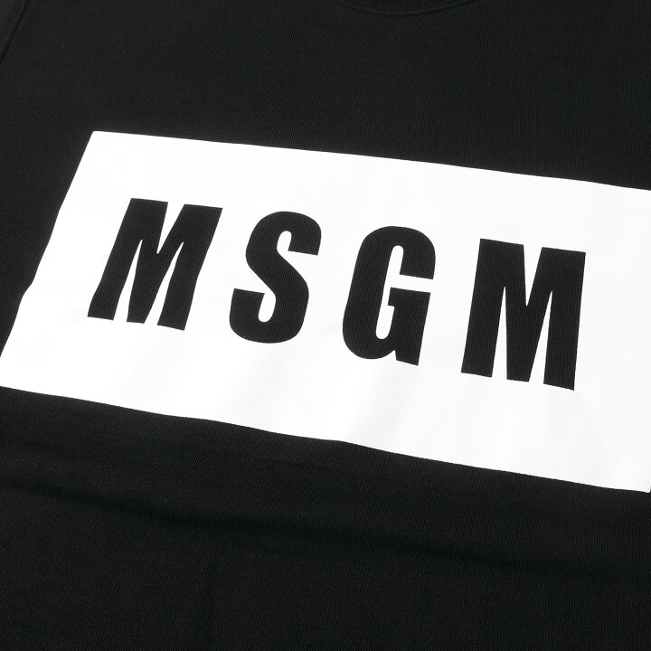 楽天市場】MSGM エムエスジーエム スウェット サイズ:L ボックス ロゴ  