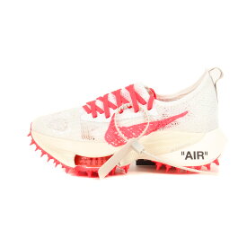 OFF-WHITE オフホワイト サイズ:23.0cm 21SS NIKE AIR ZOOM TEMPO NEXT% / OW (CV0697-100) ナイキ エアズーム テンポ ネクスト ホワイト ソーラーレッド US4 ローカット スニーカー コラボ シューズ 靴【レディース】【K4020】