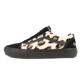 Supreme シュプリーム サイズ:27.0cm 23AW VANS SKATE OLD SKOOL LEOPARD バンズ スケート オールド スクール レオパードブラック US9 ローカット スニーカー コラボ シューズ 靴【メンズ】【K3974】