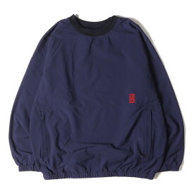 STANDARD CALIFORNIA スタンダードカリフォルニア サイズ:L 23AW ストレッチ コーデュラ ナイロン ユーティリティ プルオーバー シャツ SD Cordura Stretch Utility Pullover Shirt アウター ブルゾン ネイビー 紺【メンズ】【中古】【美品】【K4099】