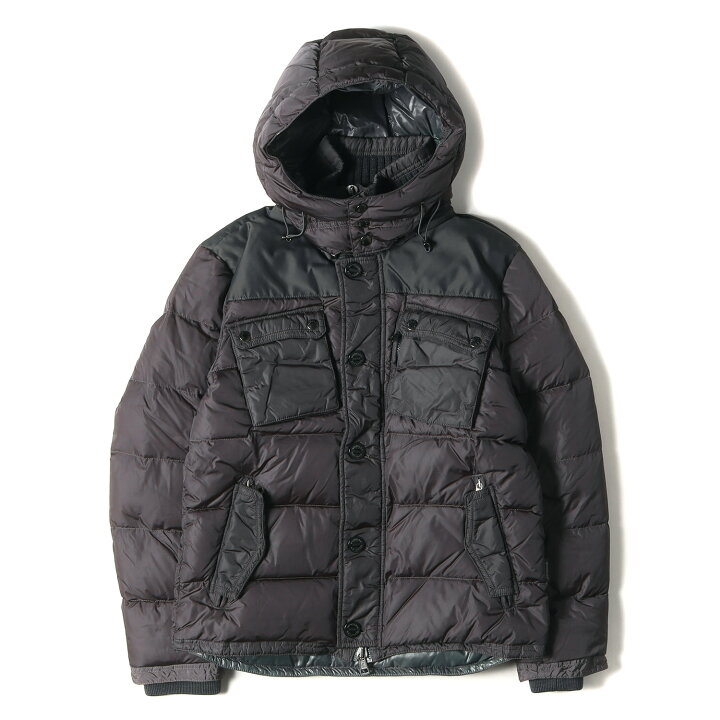 楽天市場】MONCLER モンクレール ダウン ジャケット サイズ:2 リブ編み 