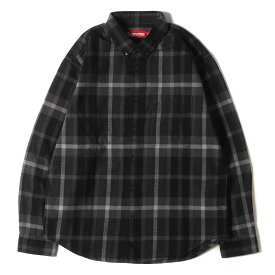 Supreme シュプリーム シャツ サイズ:S 23AW タータンチェック フランネル シャツ Plaid Flannel Shirt ブラック グレー トップス カジュアルシャツ 長袖【メンズ】【K3954】