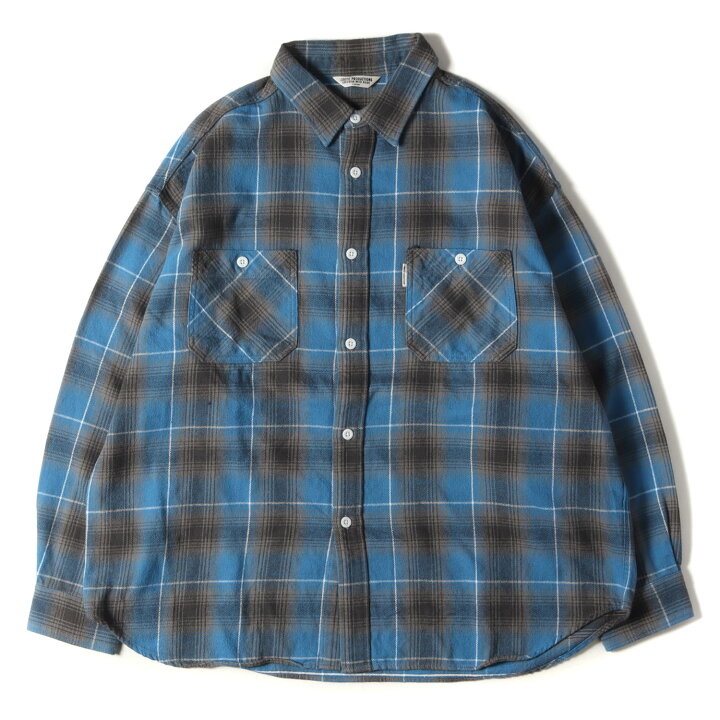 楽天市場】COOTIE クーティー シャツ サイズ:L 21AW オンブレチェック  