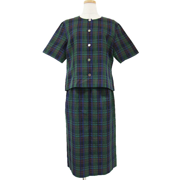 楽天市場】BURBERRY バーバリー セットアップ スーツ グリーン系 11  