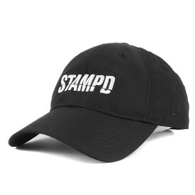 STAMPD スタンプド キャップ NEW ERA ニューエラ ロゴ 刺繍 6パネル ベースボール キャップ 帽子 ブラック 黒 ブランド カジュアル【メンズ】【中古】
