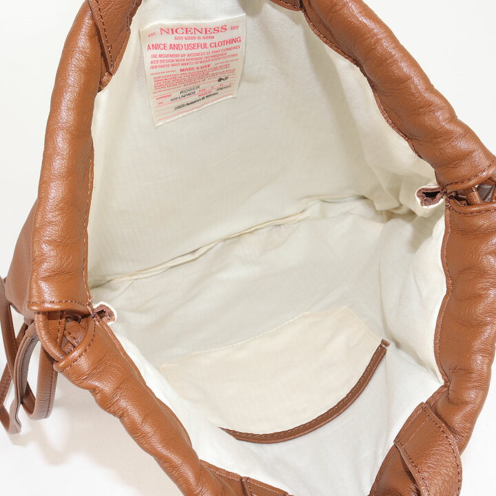 楽天市場】NICENESS ナイスネス 22AW ディアレザー ドローストリング  