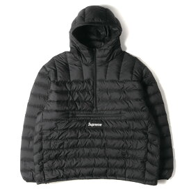 Supreme シュプリーム ジャケット サイズ:XL 20AW ハーフジップ プルオーバー ダウン ジャケット Micro Down Half Zip Hooded Pullover ブラック 黒 アウター ブルゾン【メンズ】【中古】【K3976】