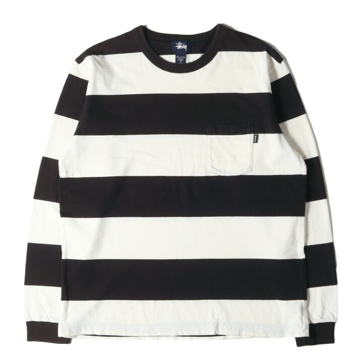 楽天市場】STUSSY ステューシー Tシャツ サイズ:M 00s ワイドボーダー 