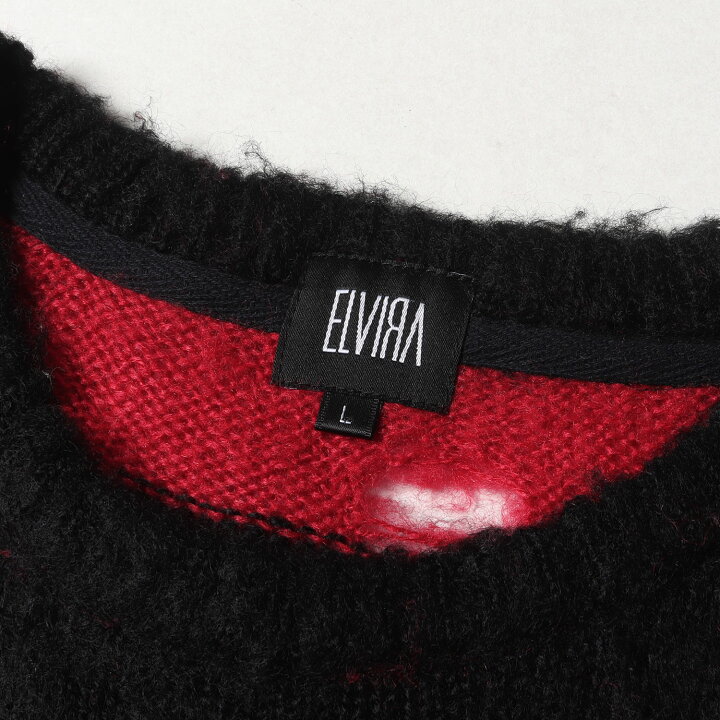 楽天市場】ELVIRA エルビラ ニット サイズ:L ダメージ加工 ボーダー 