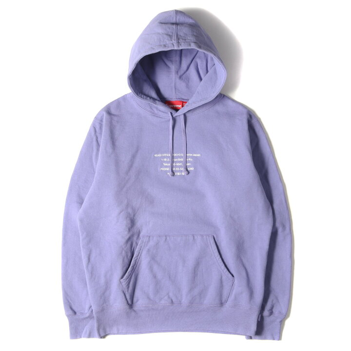 楽天市場】Supreme シュプリーム パーカー サイズ:M 19AW アドレスロゴ  