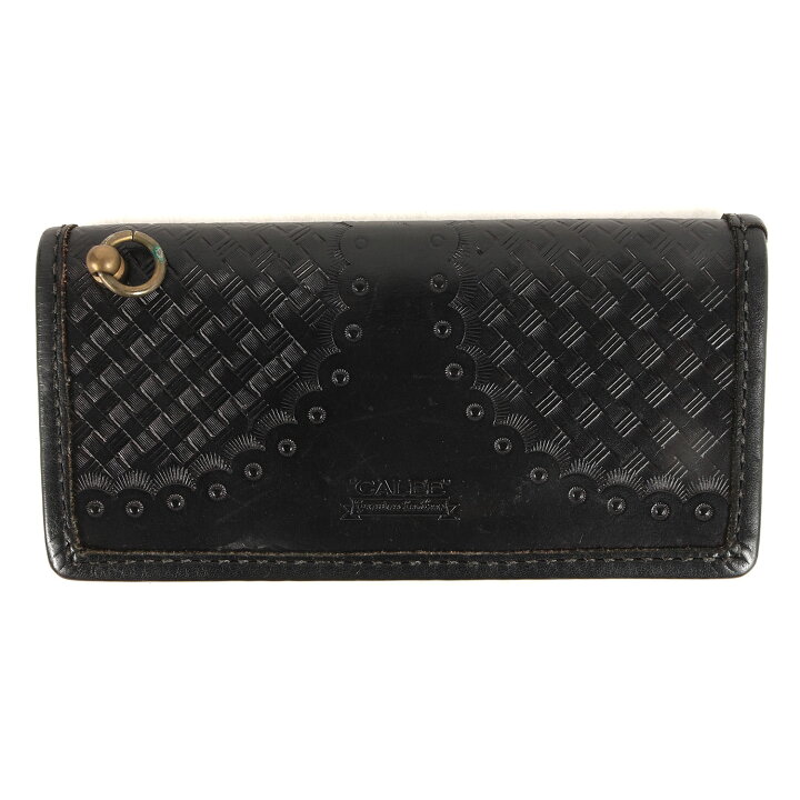 CALEE(キャリー) / 長財布/レザー/BLK/無地/メンズ// | 中古品の販売 