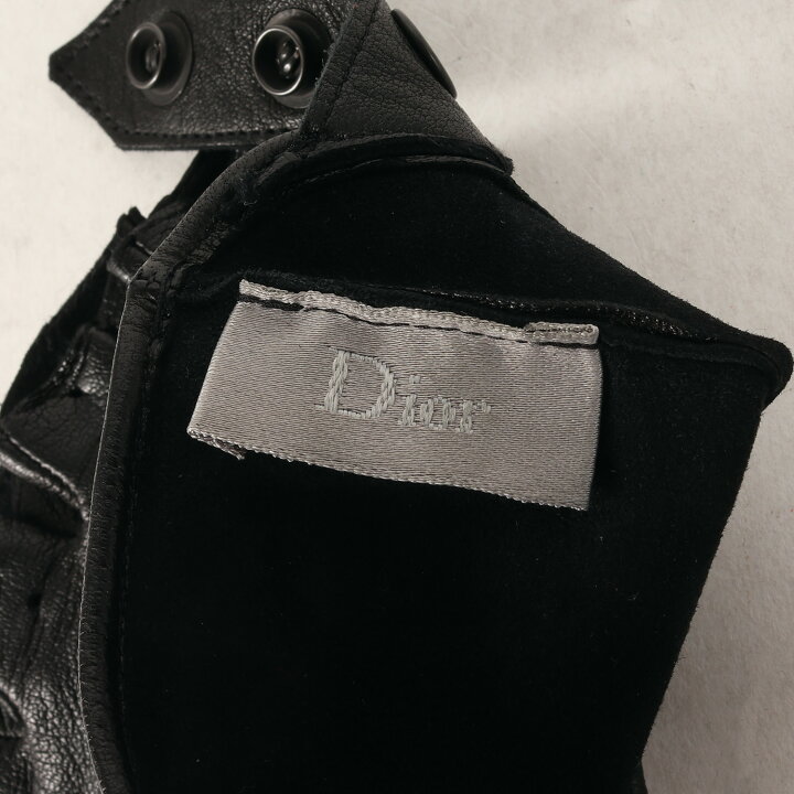 楽天市場】Dior HOMME ディオールオム オープンフィンガー ラムレザー 