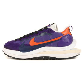 Sacai サカイ サイズ:27.0cm 21SS NIKE VAPORWAFFLE / SACAI DARK IRIS (DD1875-500) ナイキ ヴェイパーワッフル ダークアイリス キャンプファイヤーオレンジ US9 ローカット スニーカー コラボ シューズ 靴【メンズ】【中古】【K4092】