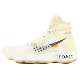 OFF-WHITE オフホワイト サイズ:30.0cm NIKE THE 10 HYPERDUNK 2017 FK AJ4578-100 17AW ナイキ ハイパーダンク ホワイト US12 ハイカット スニーカー コラボ 【メンズ】【中古】【美品】【K4059】