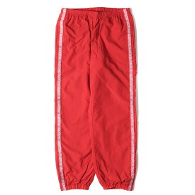 Supreme シュプリーム パンツ サイズ:S 18SS クラシックロゴ テープ トラック パンツ Tonal Taping Track Pant レッド ボトムス ズボン【メンズ】【中古】【美品】【K4062】