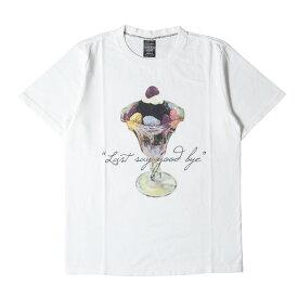 NUMBER (N)INE ナンバーナイン Tシャツ サイズ:2 09AW A CLOSED FEELING期 LAST SAY GOOD BYE クルーネック 半袖 Tシャツ デッドストック ホワイト 白 00年代 トップス カットソー【メンズ】【K4066】