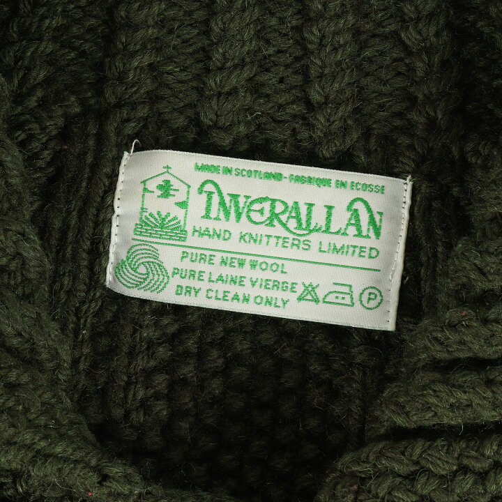 楽天市場】INVERALLAN インバーアラン カーディガン 3A アラン編み  