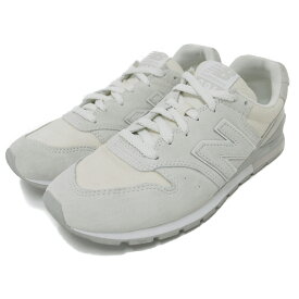 NEW BALANCE ニューバランス サイズ:24.0cm CM996TA2 スニーカー ローカット レースアップ Nロゴ ワイズD オフホワイト シューズ 靴【レディース】【中古】【K4028】