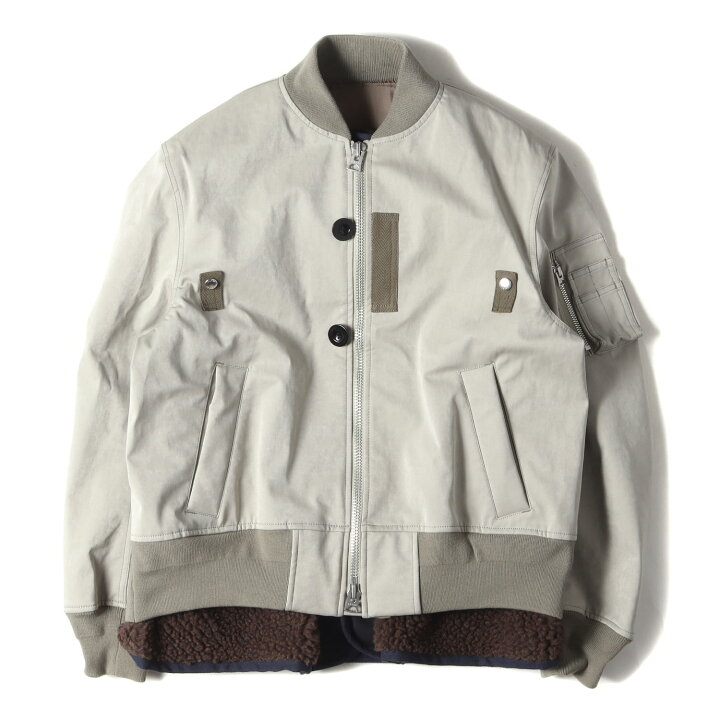 楽天市場】Sacai サカイ ブルゾン サイズ:1 23AW フェイク スウェード  