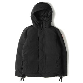 CANADA GOOSE カナダグース ダウン ジャケット サイズ:S フード付き ポリコットン ダウンジャケット MAITLAND PARKA 4550M メイトランド パーカー ブラック 黒 アウター ブルゾン コート【メンズ】【中古】【K4094】