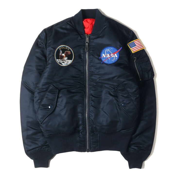 楽天市場】ALPHA アルファ ジャケット サイズ:L NASA アポロモデル 