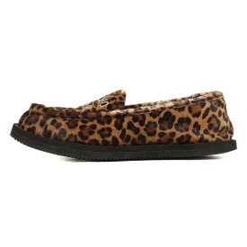 WACKO MARIA ワコマリア サイズ:28.0cm 22AW SUICOKE レオパード ハラコ ローファー ハウスシューズ LEOPARD LOAFER SHOES ブラウンレオパード US10 コラボ 靴【メンズ】【中古】【K4071】